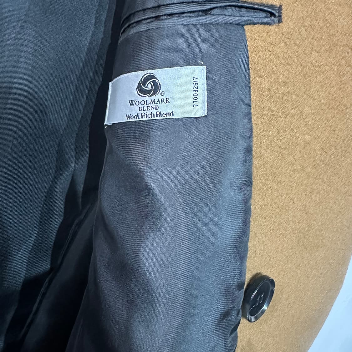 DUNST 던스트 카멜 브레스트 더블코트 L 상품이미지5