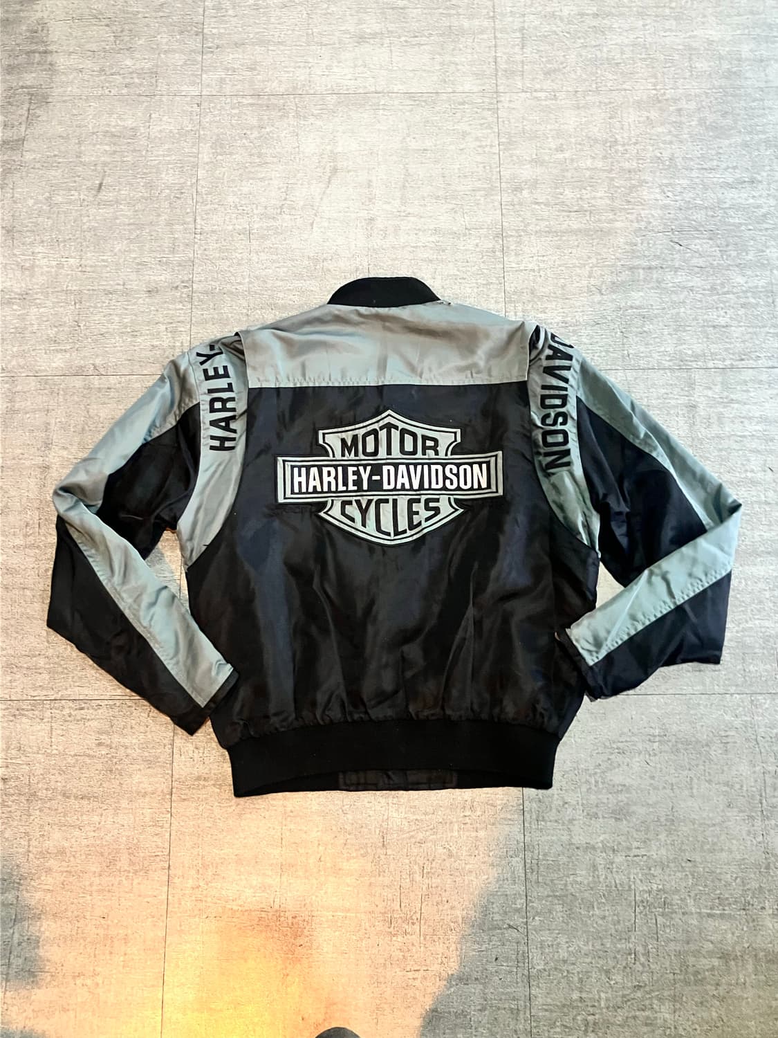 할리데이비슨 스트릿 백로고 레이싱 봄버자켓 상품이미지2