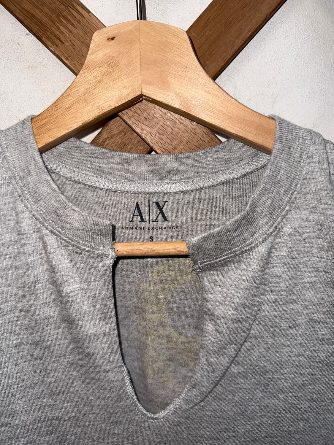 Armani Exchange numbering cotton 슬리브리스 상품이미지7