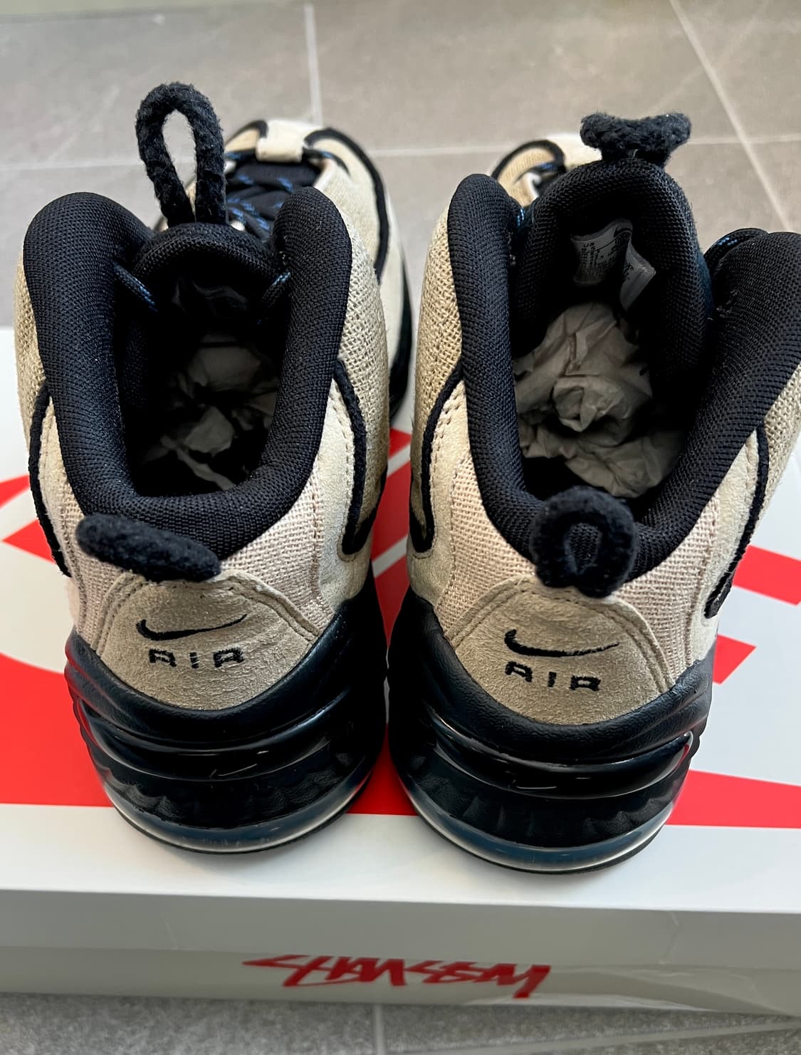 나이키 x 스투시 에어페니 2 라탄 앤 라임스톤 상품이미지7