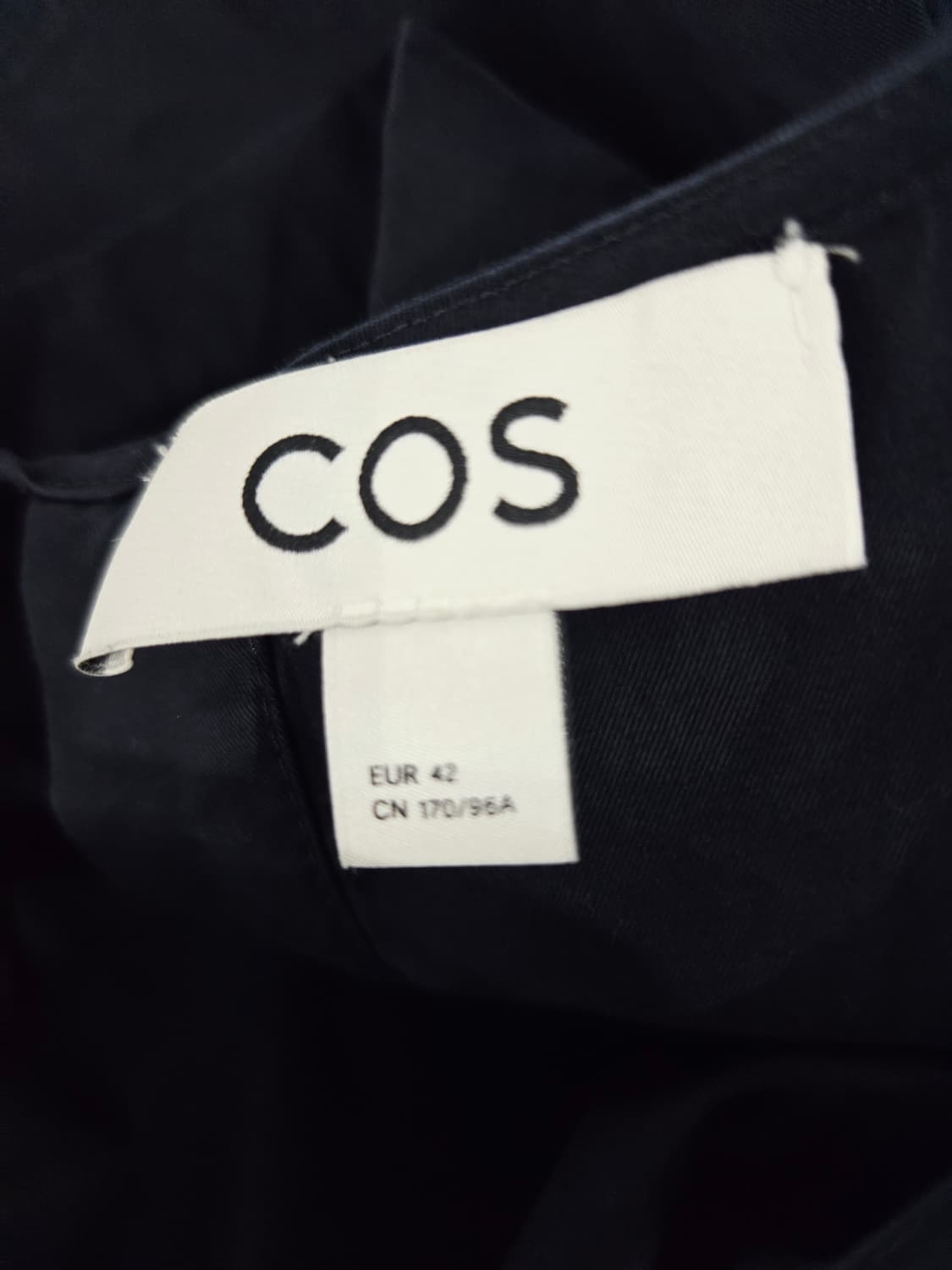 COS 코스 어드저스터블 튜닉 탑 네이비_42 상품이미지4