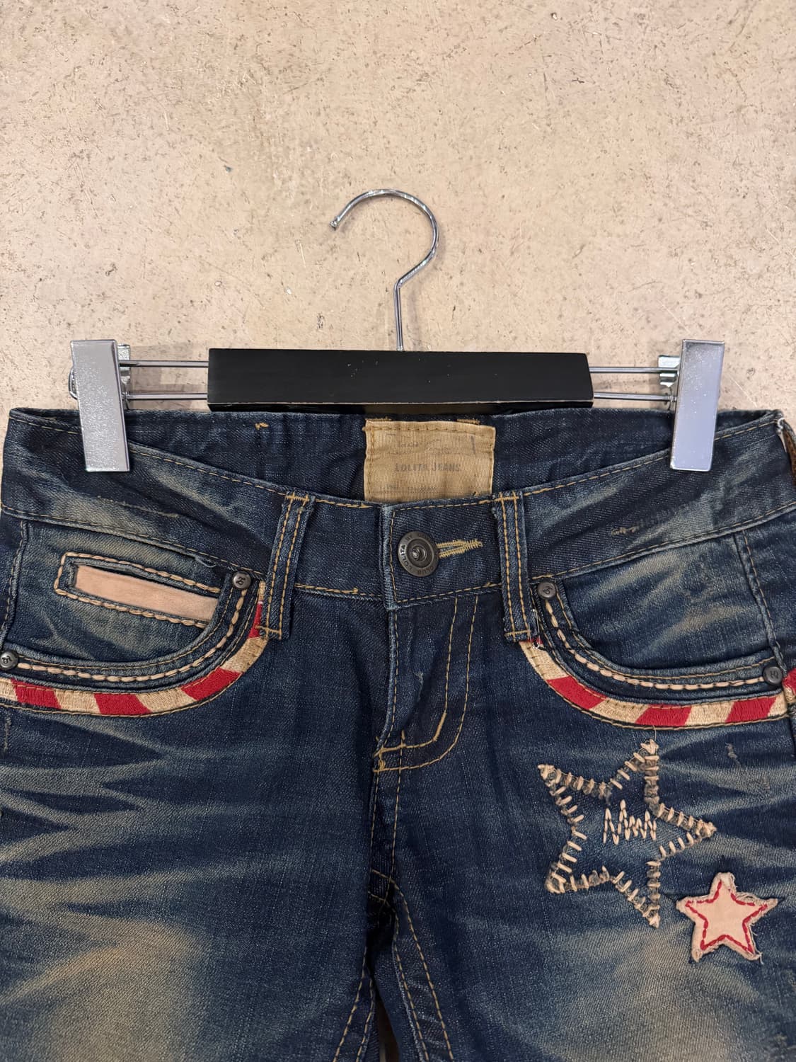 ROLITA JEANS 별 패치 포인트 진 상품이미지4