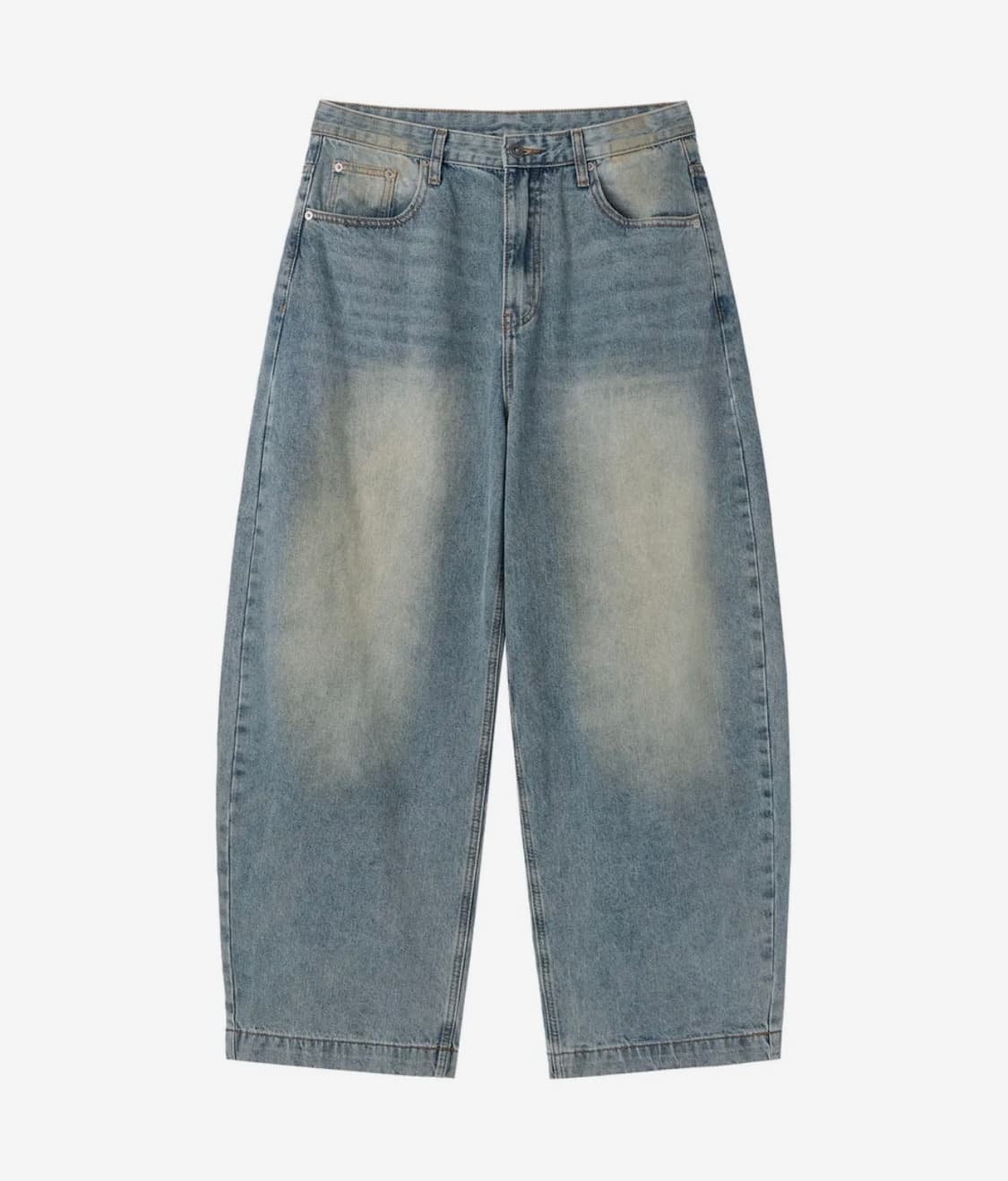 LASER WIDE VOLUME PANTS - BLUE 상품이미지1