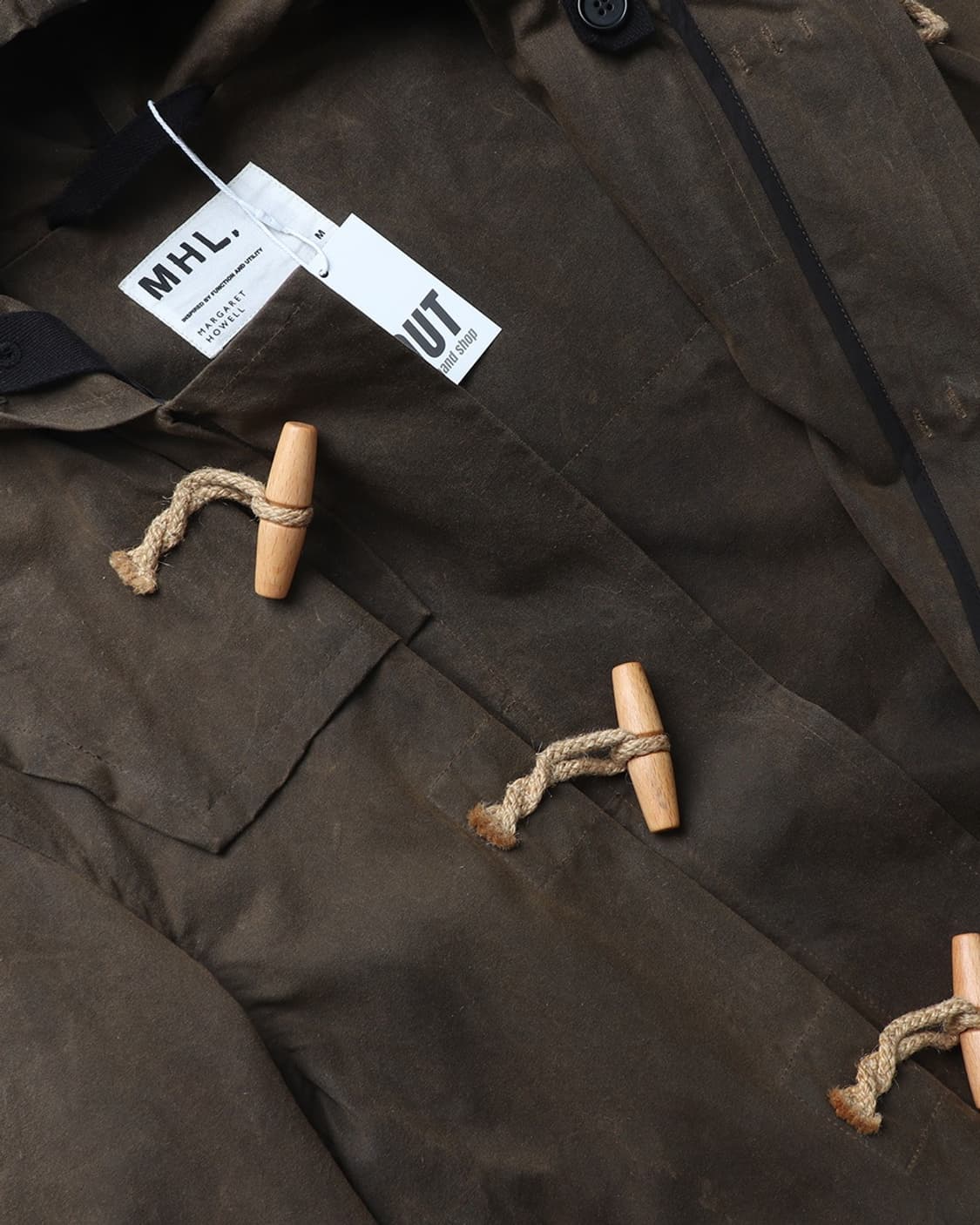 MHL. Waxed Cotton Duffle Coat 상품이미지10