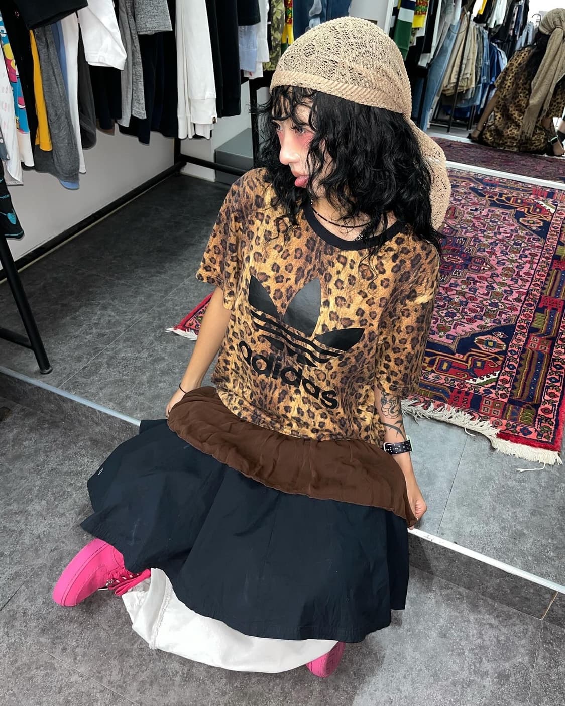 Adidas Leopard Printing T-shirt 상품이미지1