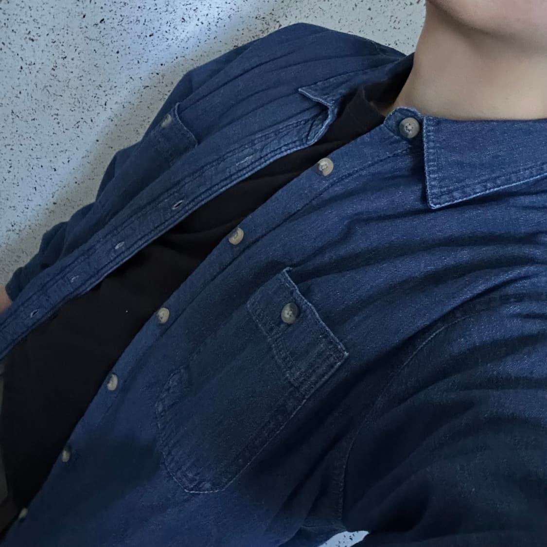 90s 랭글러 양털데님 셔츠 상품이미지2