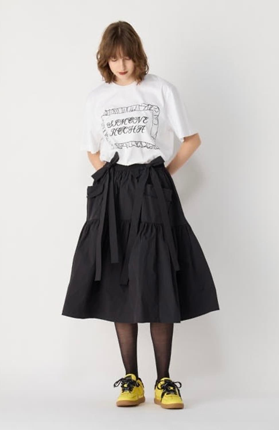 [XS,S,M]시몬로샤 26ss Pillowcase 티셔츠/화이트 상품이미지3