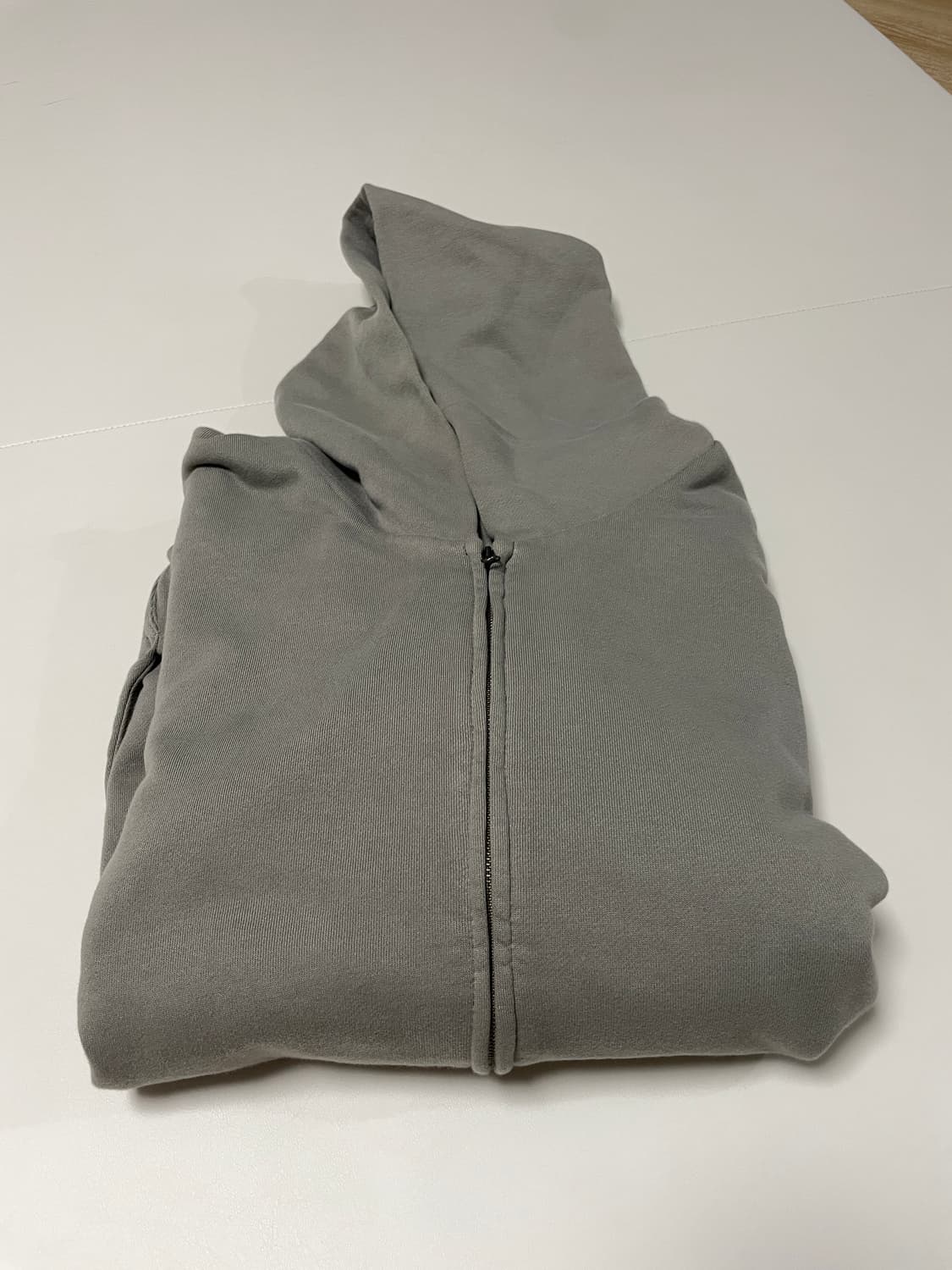 [XL] 이지 갭 후드 집업 그레이 상품이미지1