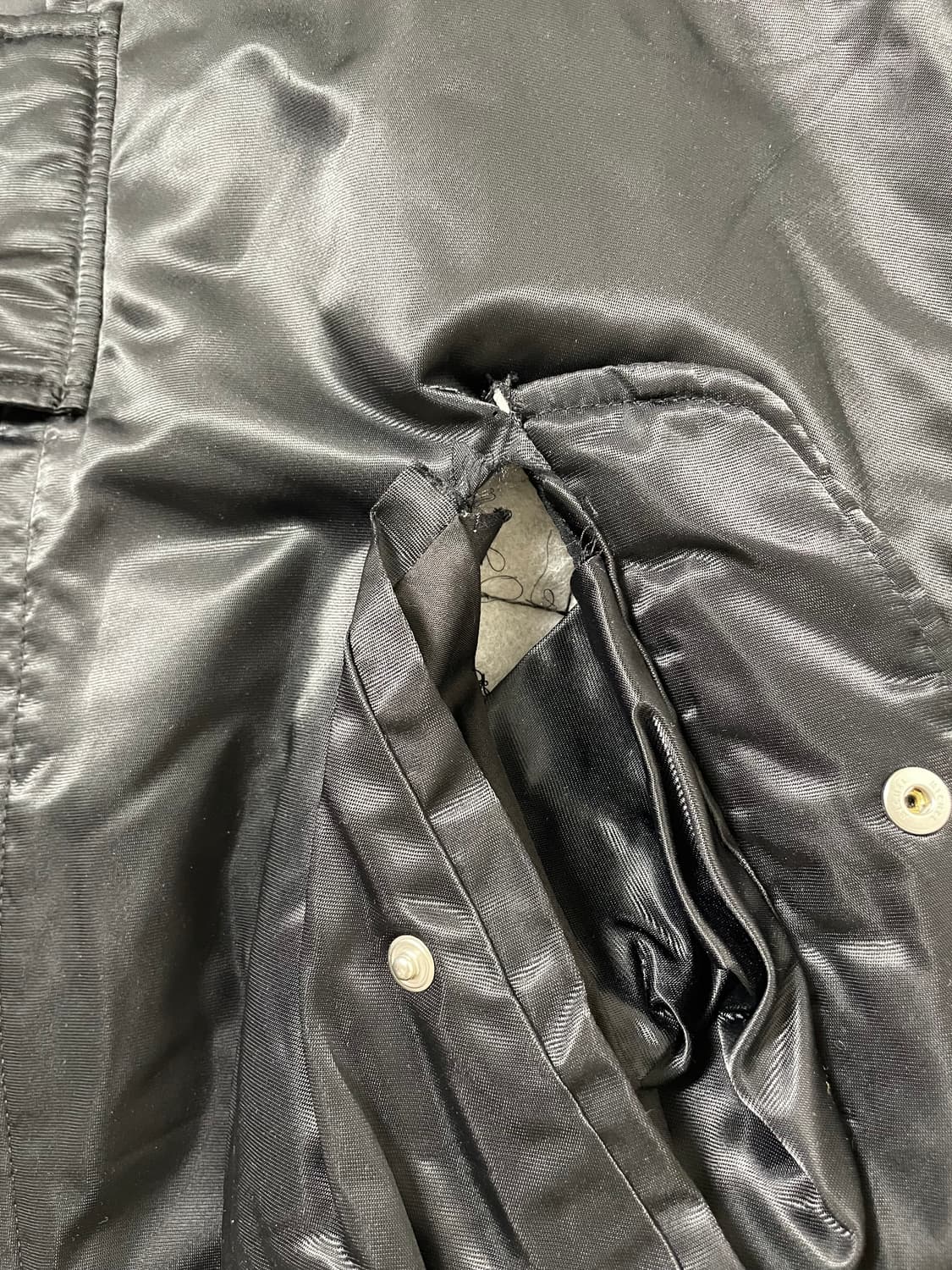 빈티지9. 페이퍼문 ma-1 누빔 봄버 자켓 항공점퍼 상품이미지7