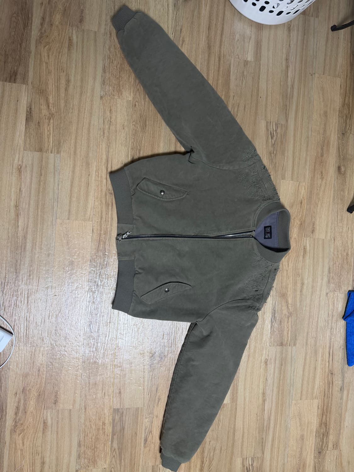 에모스탠스클럽 봄버 자켓 카키 상품이미지2