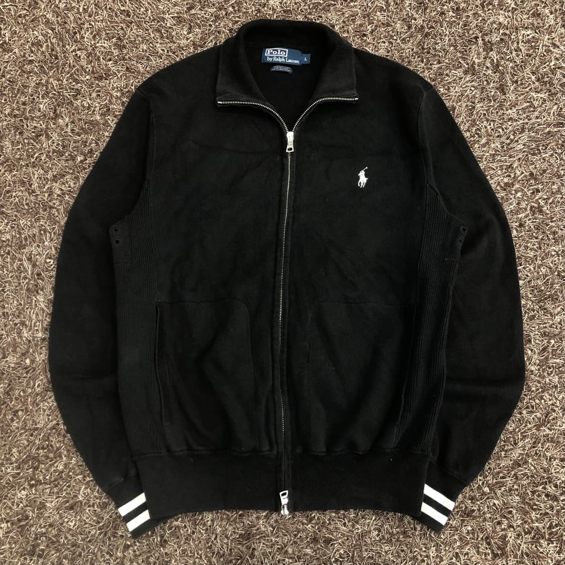 폴로 랄프로렌 코튼 투웨이 니트 집업 자켓 상품이미지3