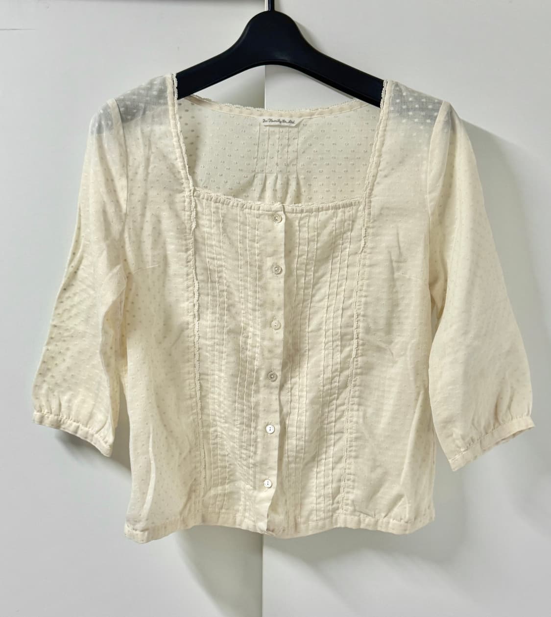 도트 레이스 블라우스 상품이미지1