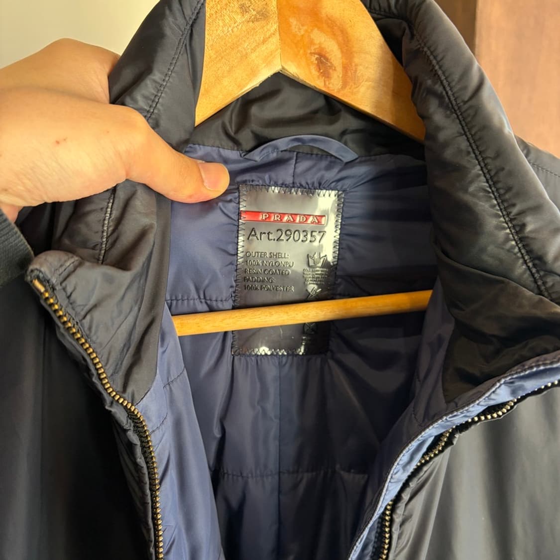 15452 - 프라다 나일론 다운 코트 자켓 상품이미지5
