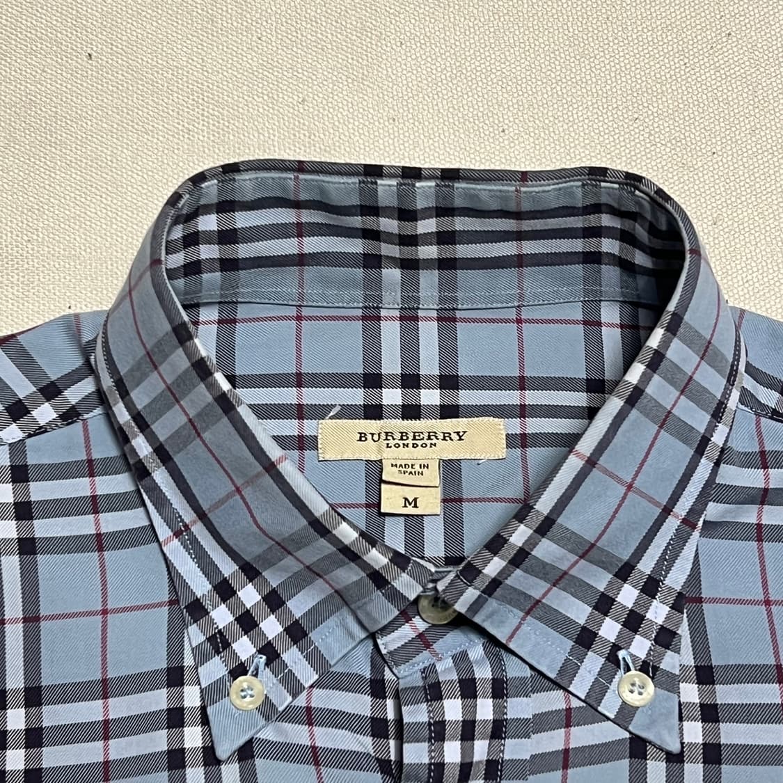 M 버버리 노바체크 원포켓 셔츠 상품이미지4