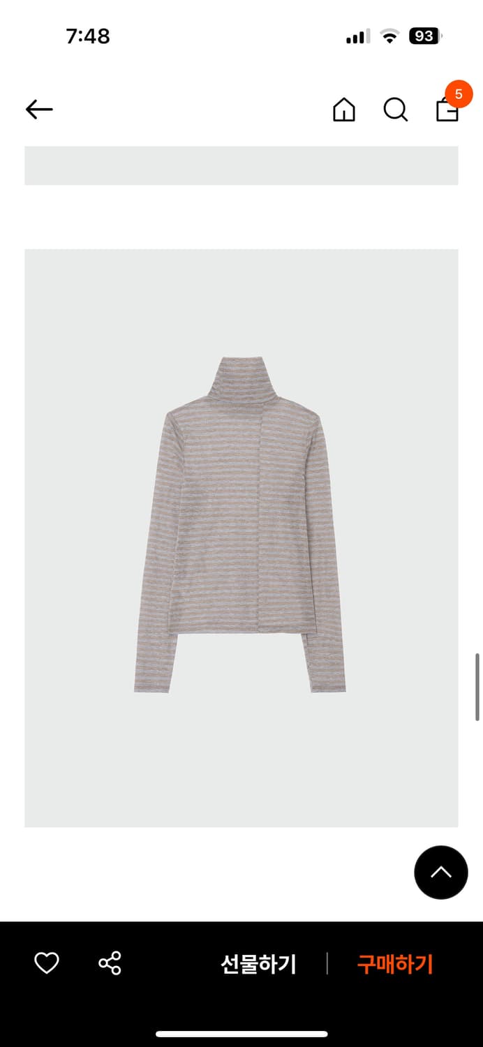 EENK XAVA Turtleneck Jersey Top 상품이미지2