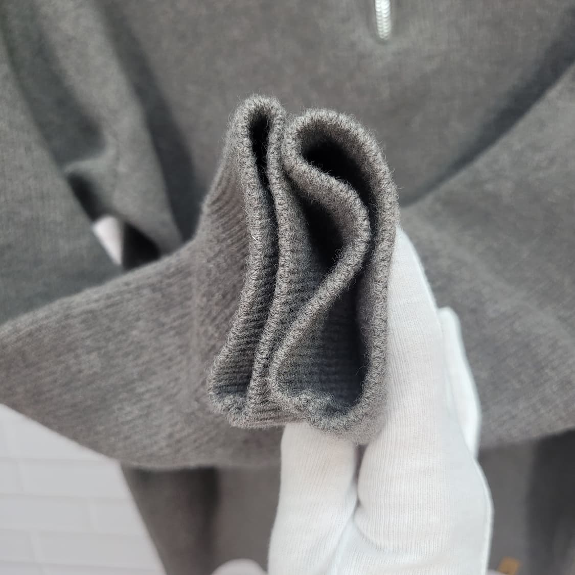 노스페이스 메리노울 하프집 스웨터 S / 90사이즈 상품이미지6