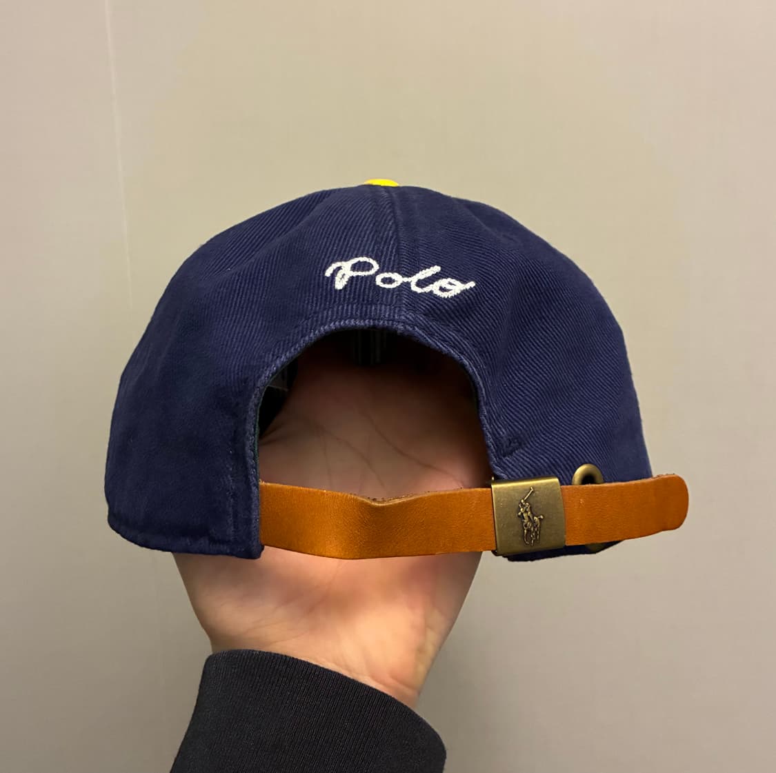 (F)POLO 폴로랄프로렌 트윌 1967 로고 투톤 볼캡 모자 폴로모자 상품이미지3