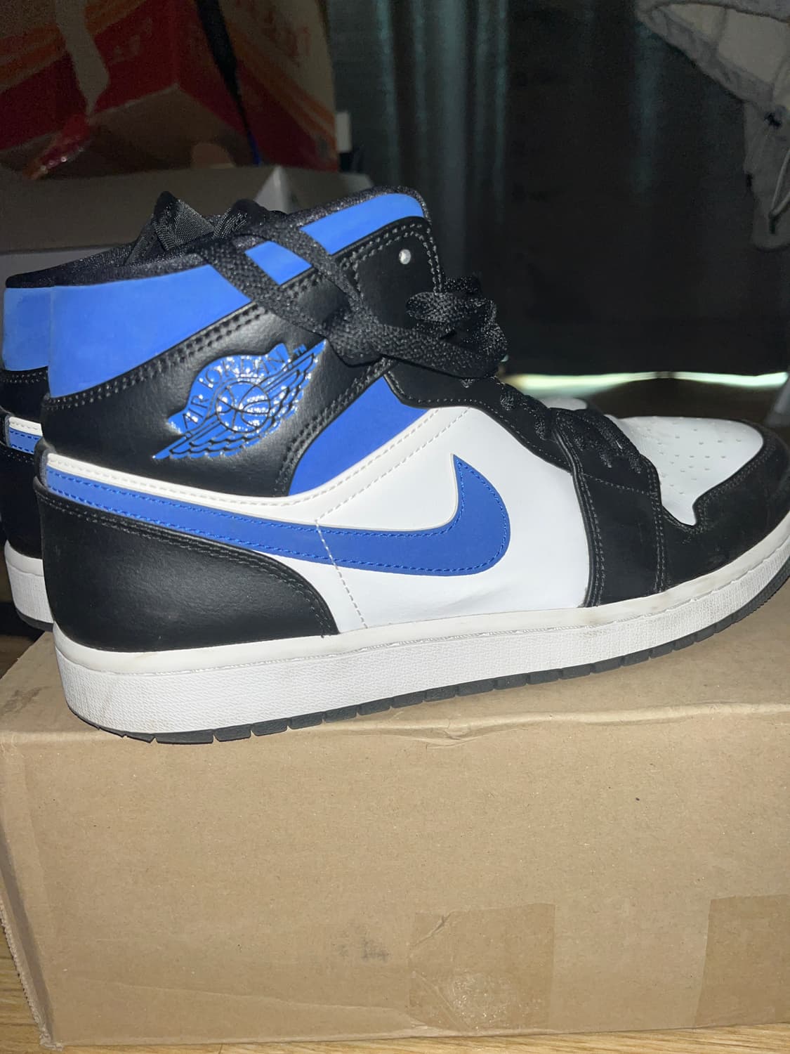 나이키 조던 1 미드 레이서 블루 285 상품이미지2