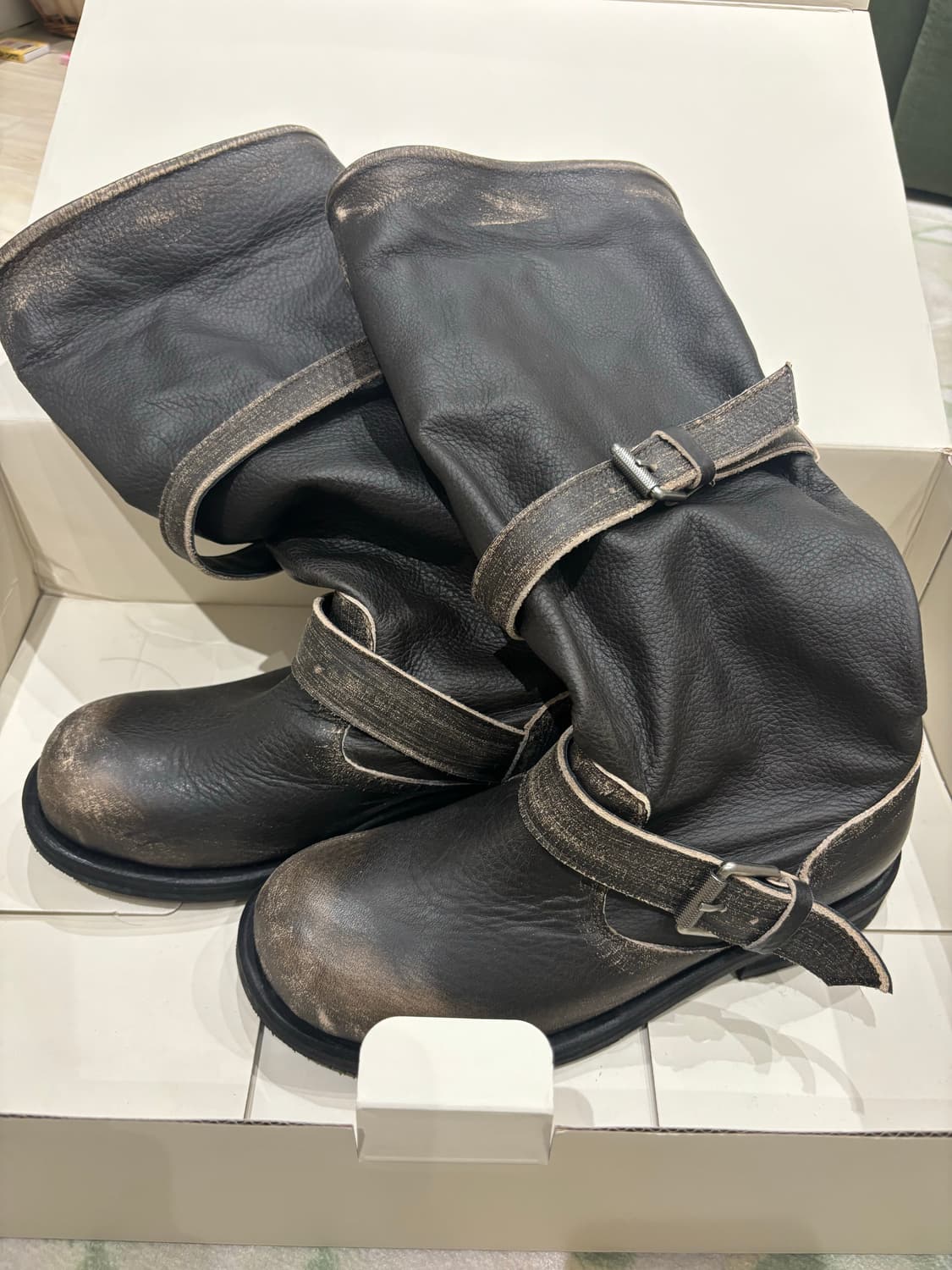 NEGATIVETHREE Slouchy Long Boot 상품이미지4