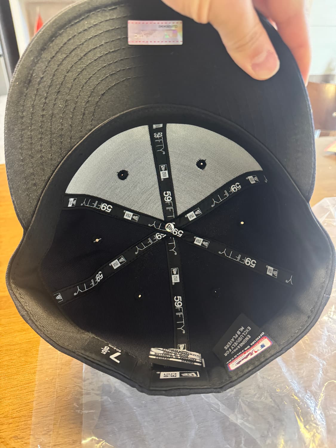 뉴에라 스냅백 60.6cm (NAVY) 상품이미지4