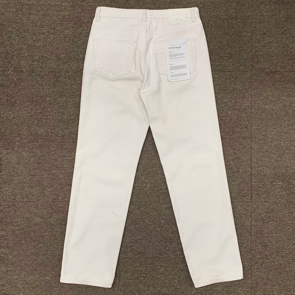 [31/새상품] 인스턴트데님 화이트 데님팬츠 상품이미지2