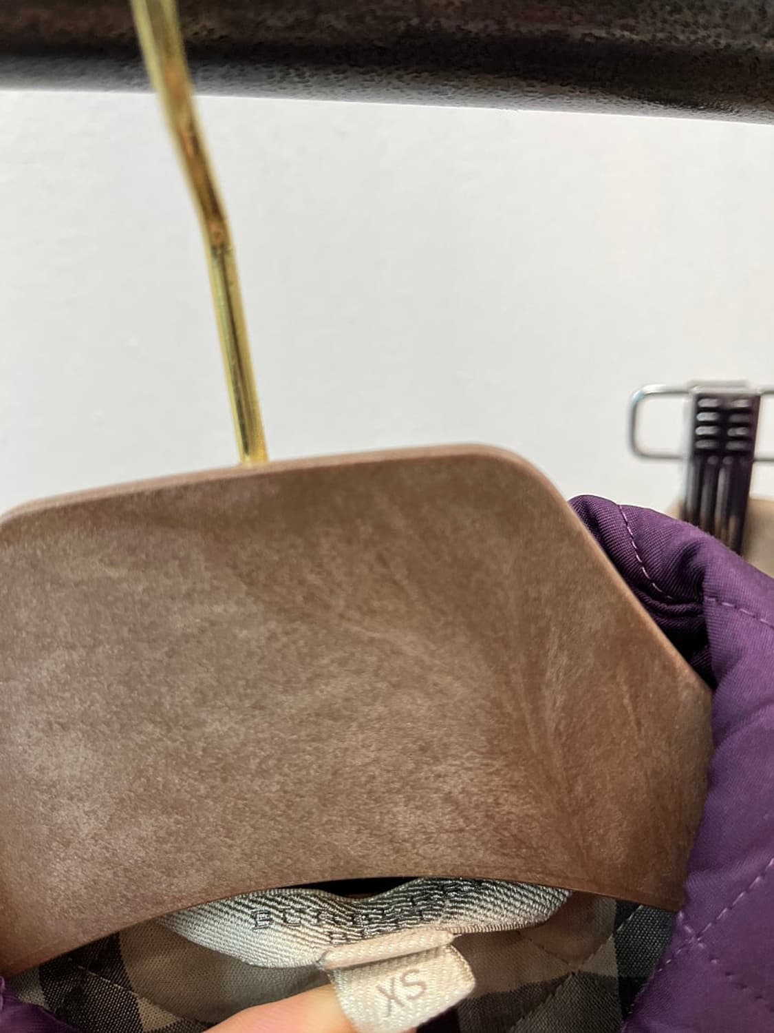 여) 버버리 퍼플 퀼팅자켓  상품이미지3