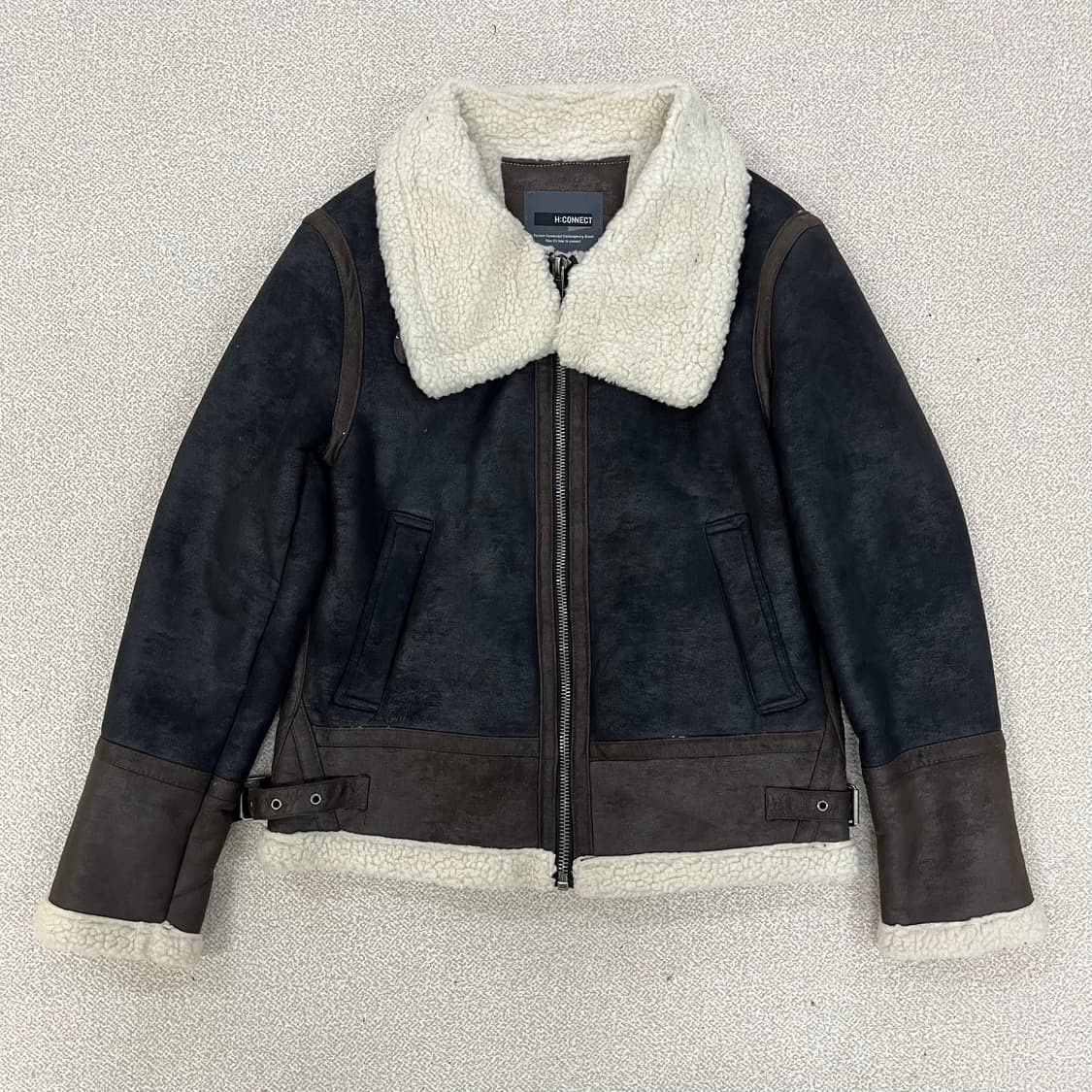 [M] 에이치커넥트 무스탕 집업 자켓 0116M1 상품이미지1