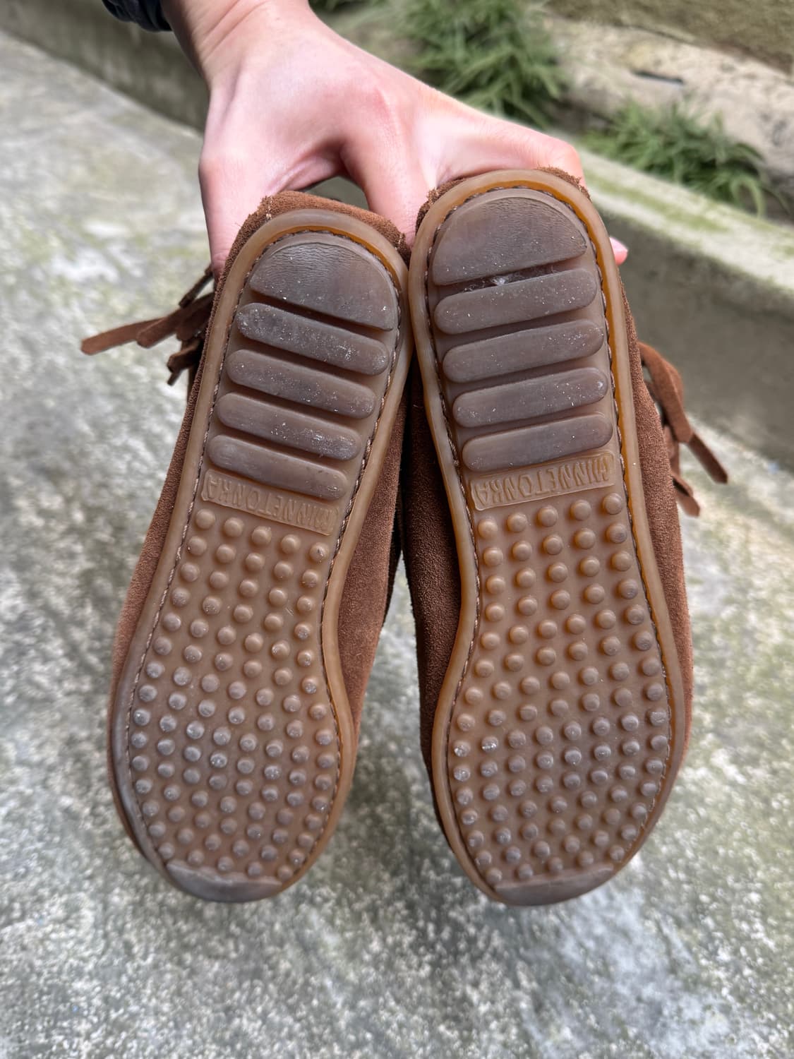 미네통카 프린지 모카신 부츠 상품이미지8