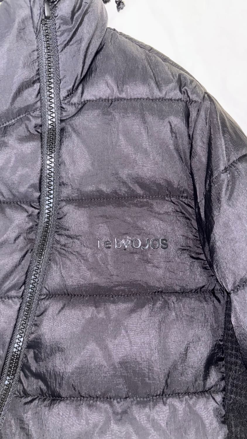 오호스 경량패딩 OJOS air padded jacket01/black 상품이미지4