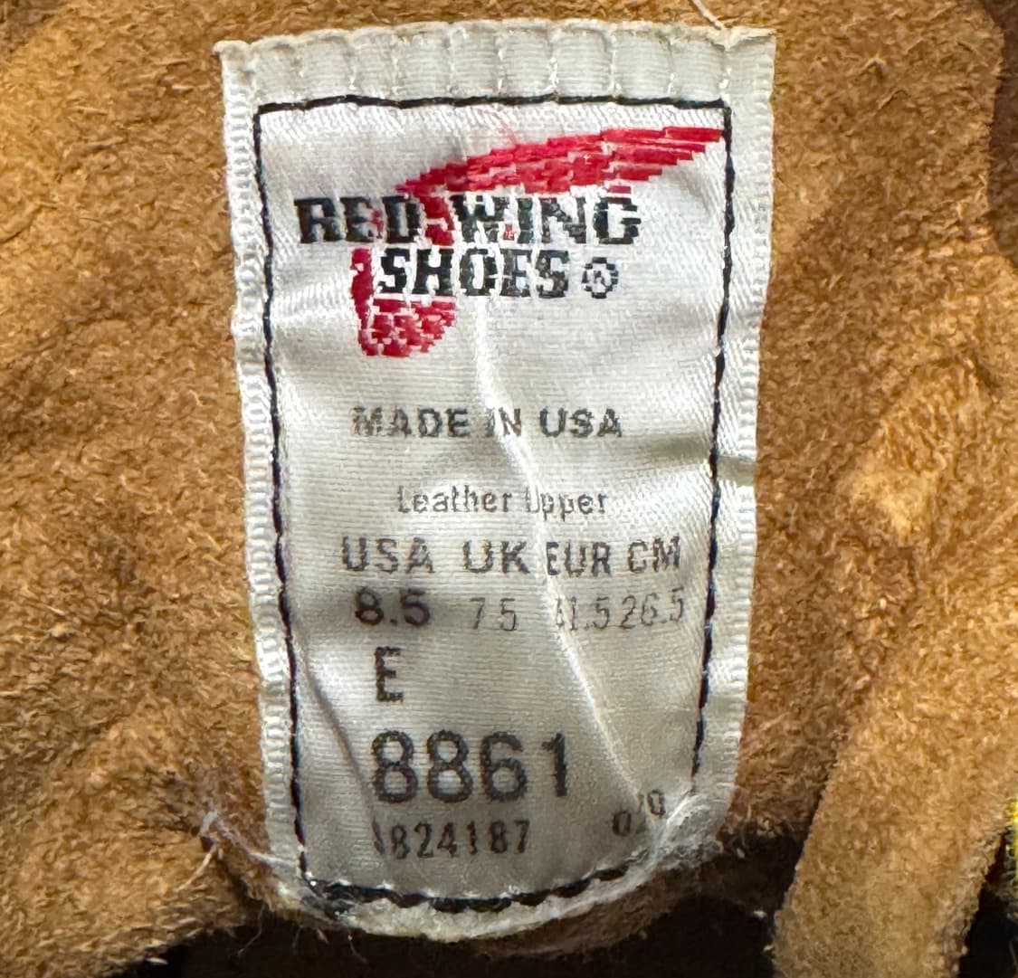 [8.5E] 레드윙 8861 목토 호손 뮬스키너 단종컬러 상품이미지6