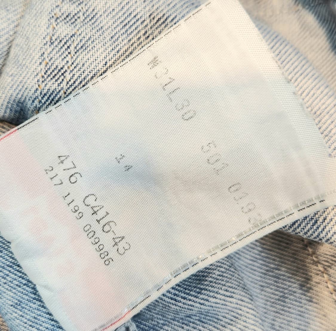 90s 리바이스 캐나다산 501  빈티지 데님 팬츠 상품이미지9