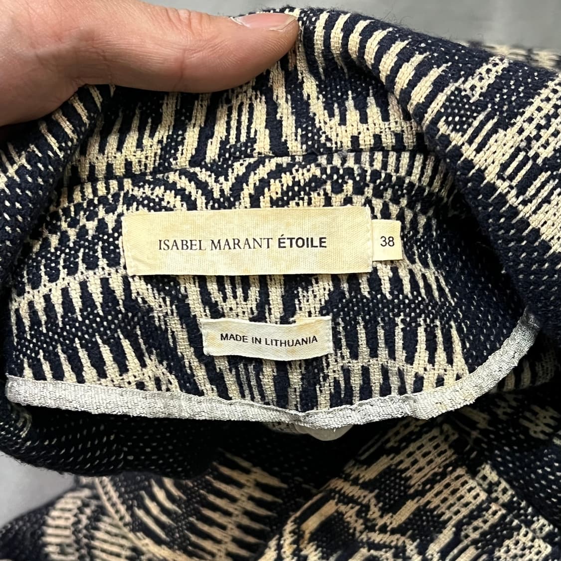  이자벨마랑 패턴 더블 블레이저 y14780 상품이미지6