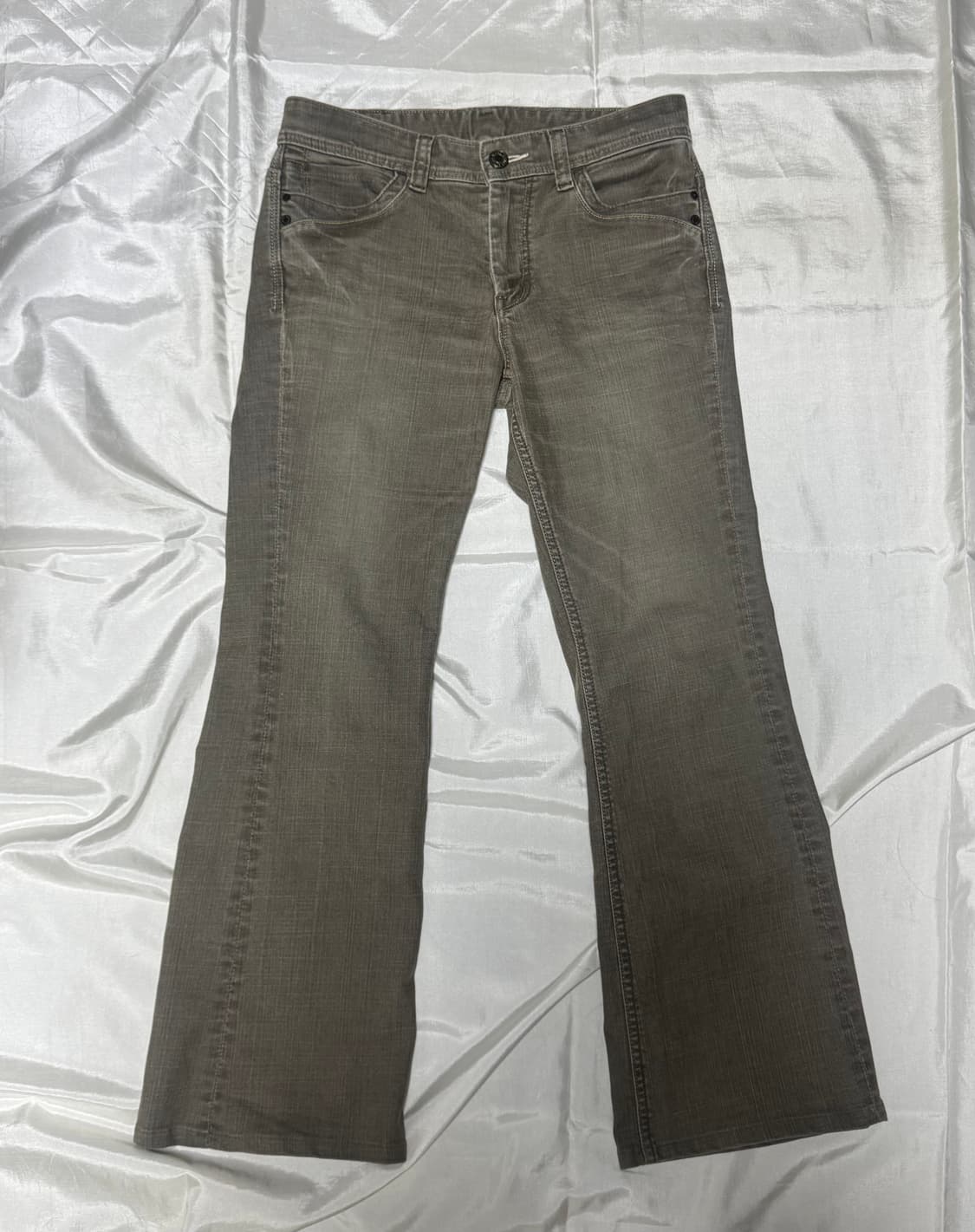 "Unknown" Brown Minimal Pants 상품이미지2