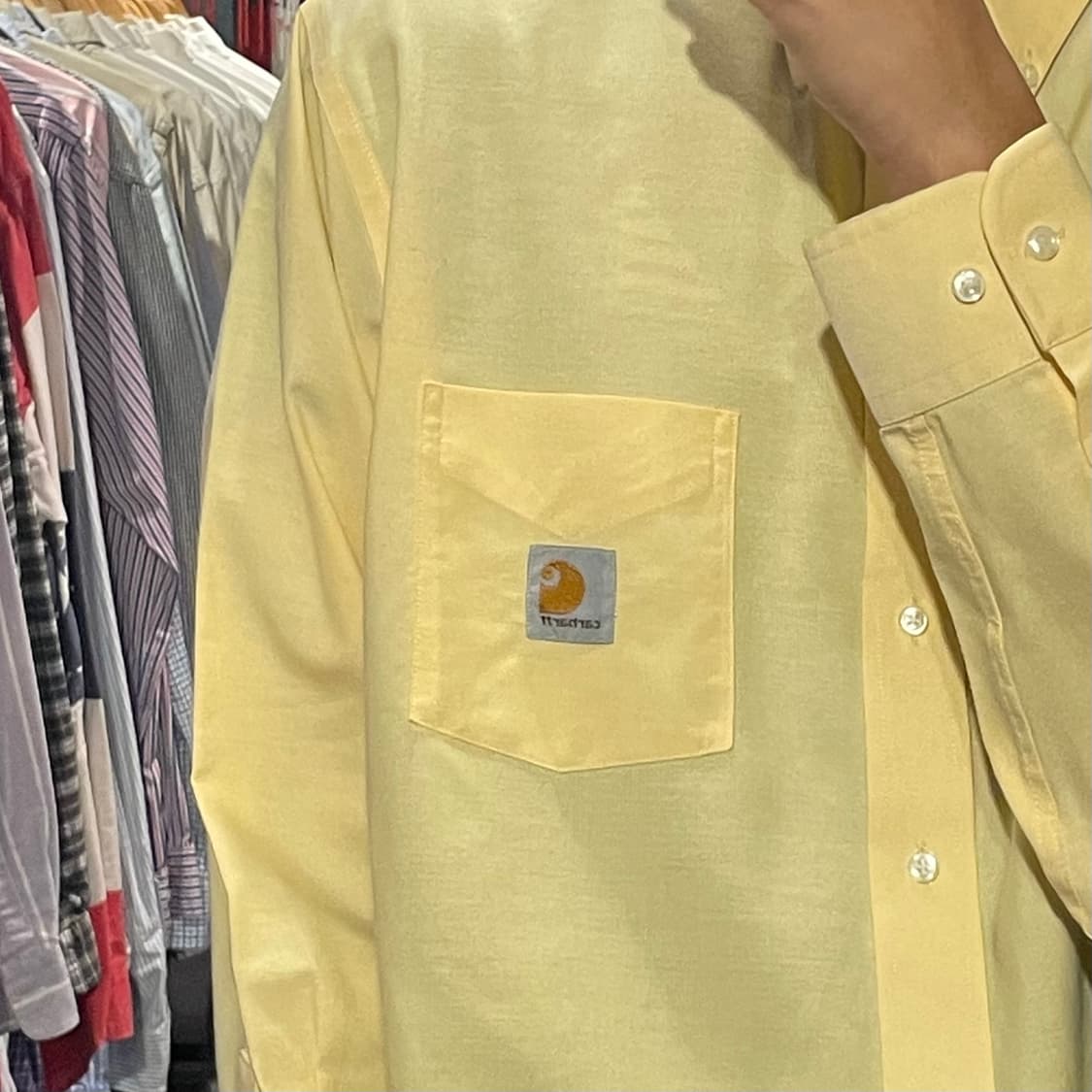 [IM] carhartt 칼하트 옐로우 긴팔셔츠 상품이미지5