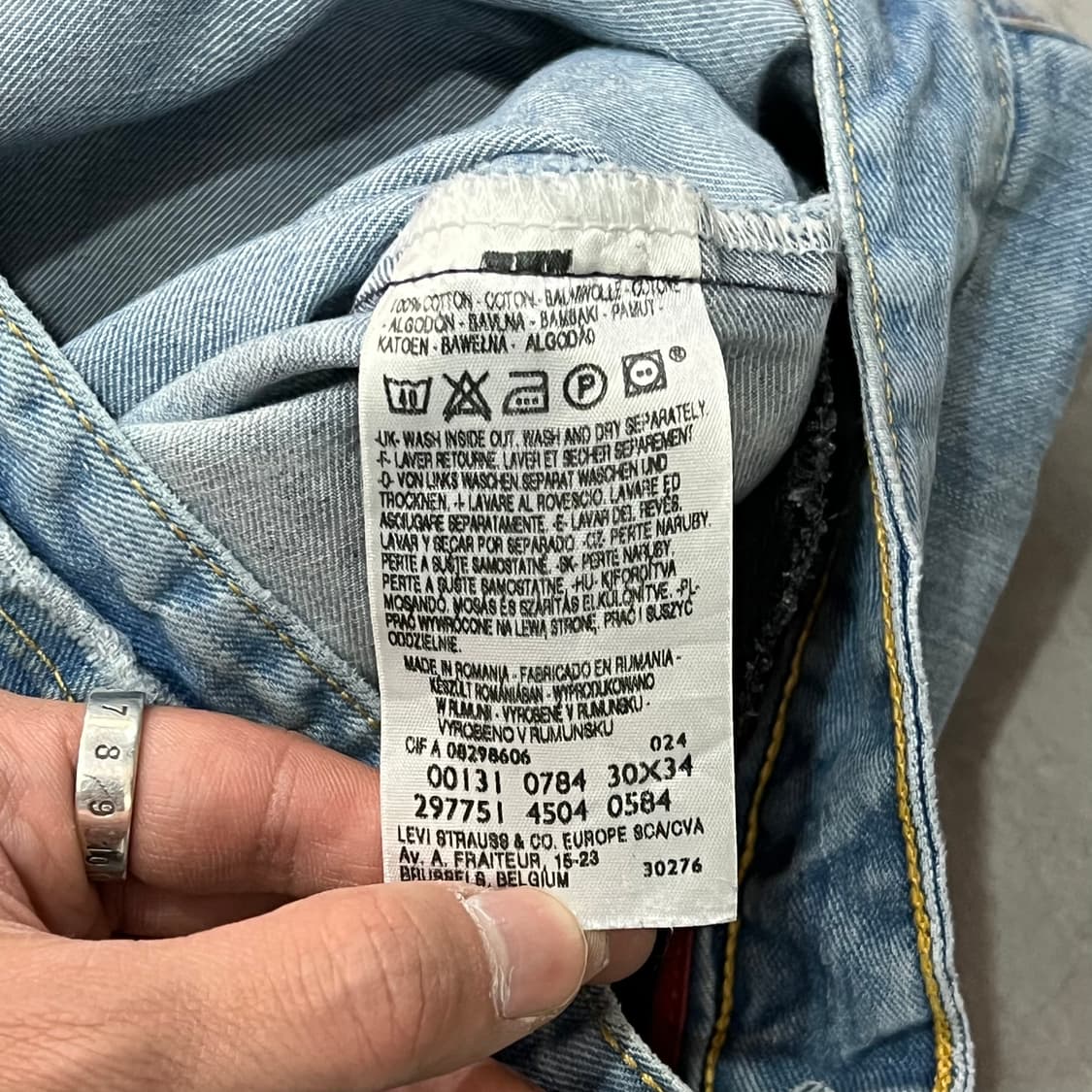  리바이스 엔지니어드진 데님 팬츠 y14703 상품이미지7