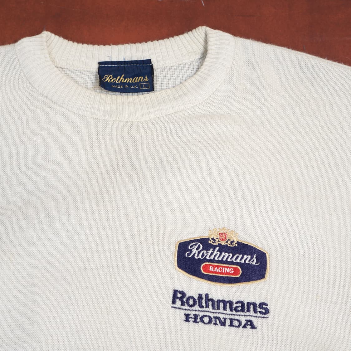 1980s Rothmans 혼다 레이싱 영국제 니트 상품이미지7