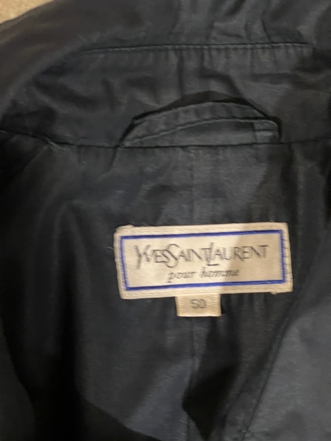 [50] 80s 입생로랑 YSL 빈티지 트렌치 코트 상품이미지2