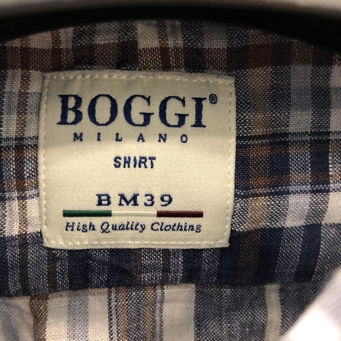 BOGGI 밀라노 (국내판) 린넨셔츠 S 상품이미지5