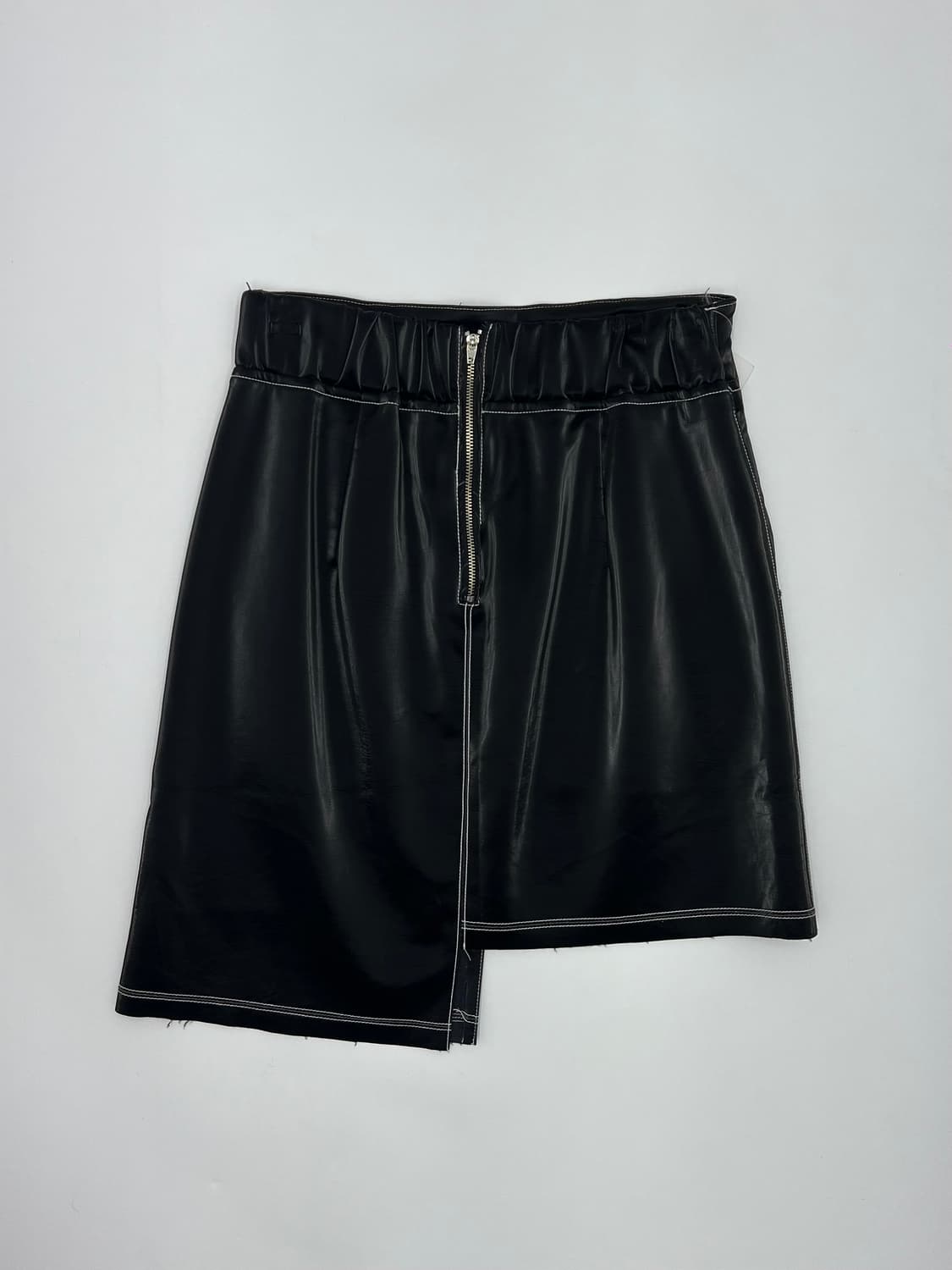 빈티지 페이크 레더 스커트 상품이미지2