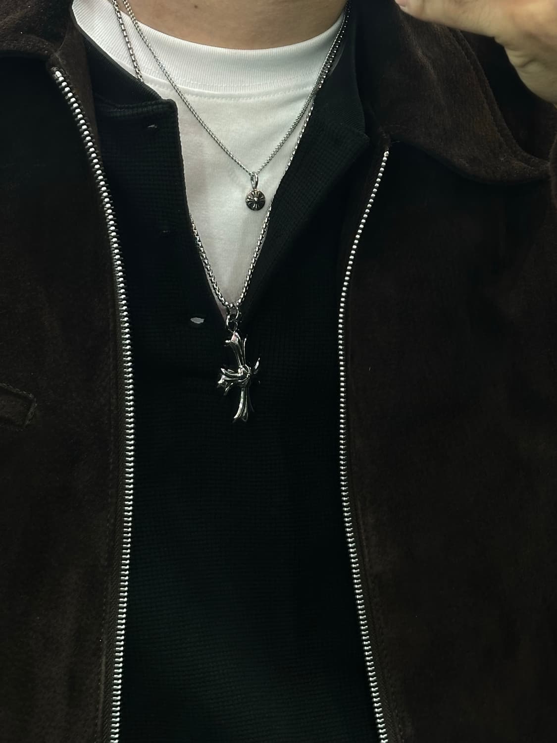 Circle cross - 써클 크로스 목걸이 상품이미지5