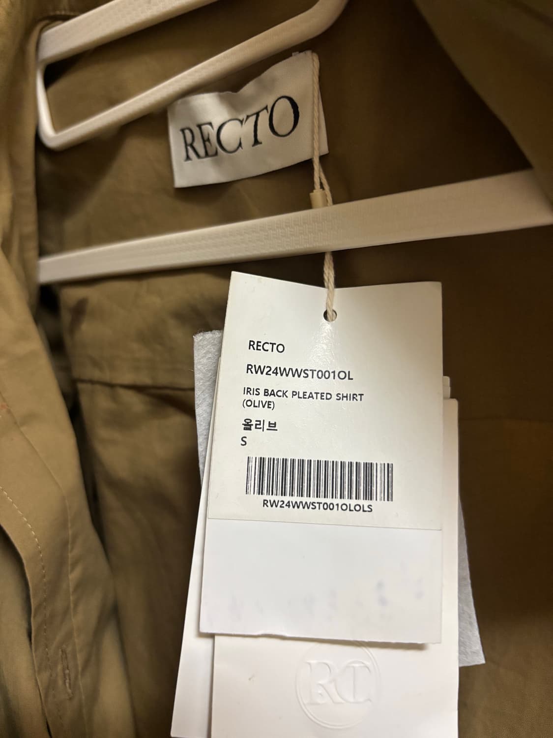 렉토 24FW 셔츠 상품이미지3