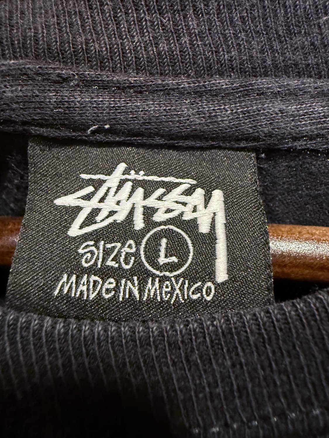 스투시 베이직 로고 반팔 티셔츠 블랙 상품이미지2