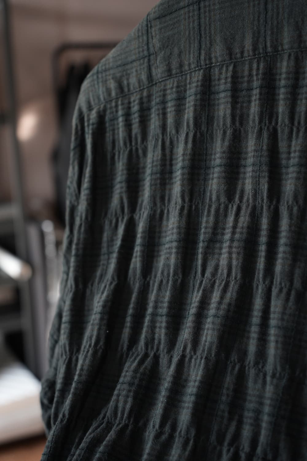 워드로브41/ 빌레 체크 셔츠, 블랙, L(105) 상품이미지5