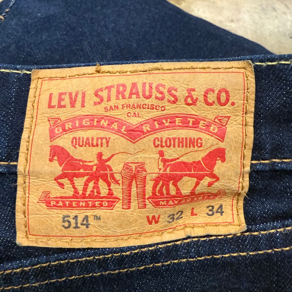 [정품] 리바이스 진청 데님 청바지 b10 상품이미지4