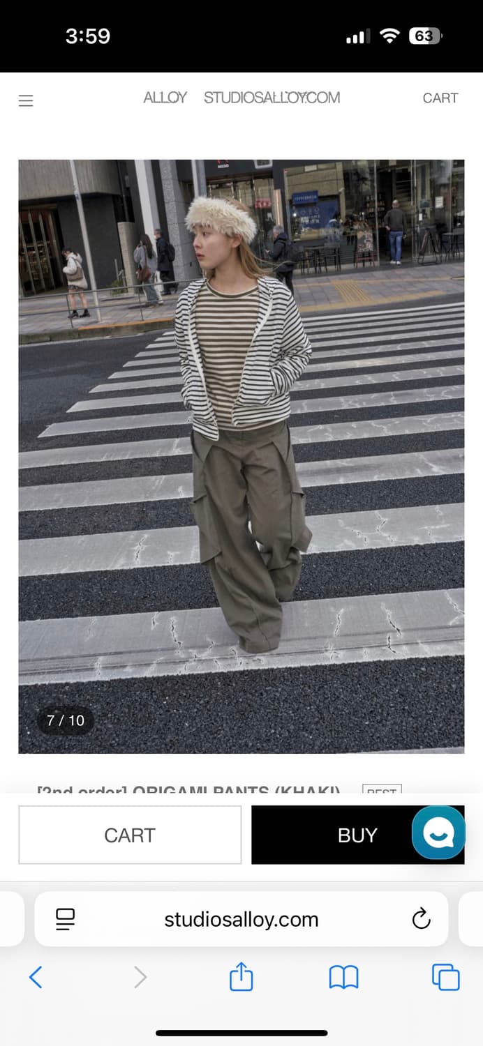 Studio alloy 오리가미 팬츠 상품이미지1