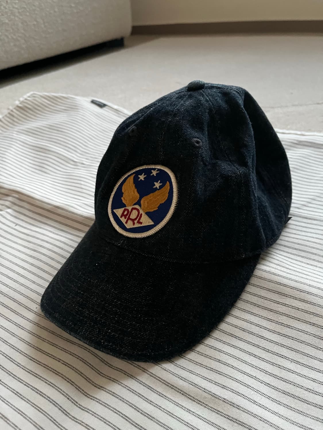 더블알엘 데님 패치 캡 상품이미지4