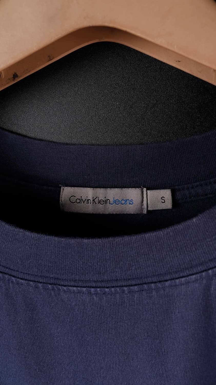 캘빈클라인 빅로고 무지 티셔츠 상품이미지2