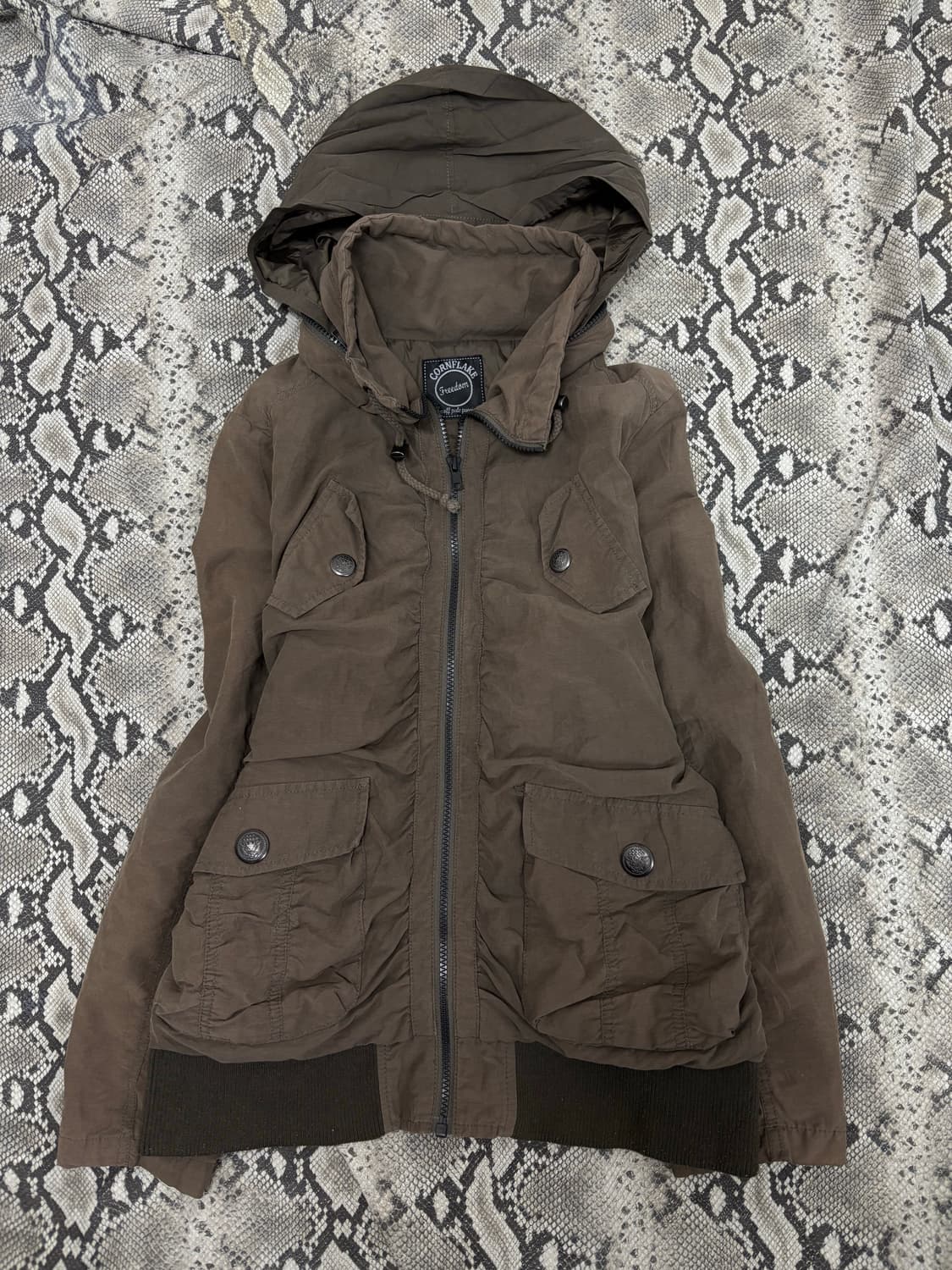 [CORNFLAKE]Bono-Hoodie Shirring Grunge J 상품이미지5