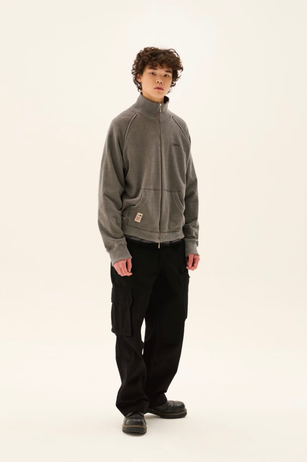 ETCE KURT ZIP UP BLOUSON (DARK GREY) 상품이미지5