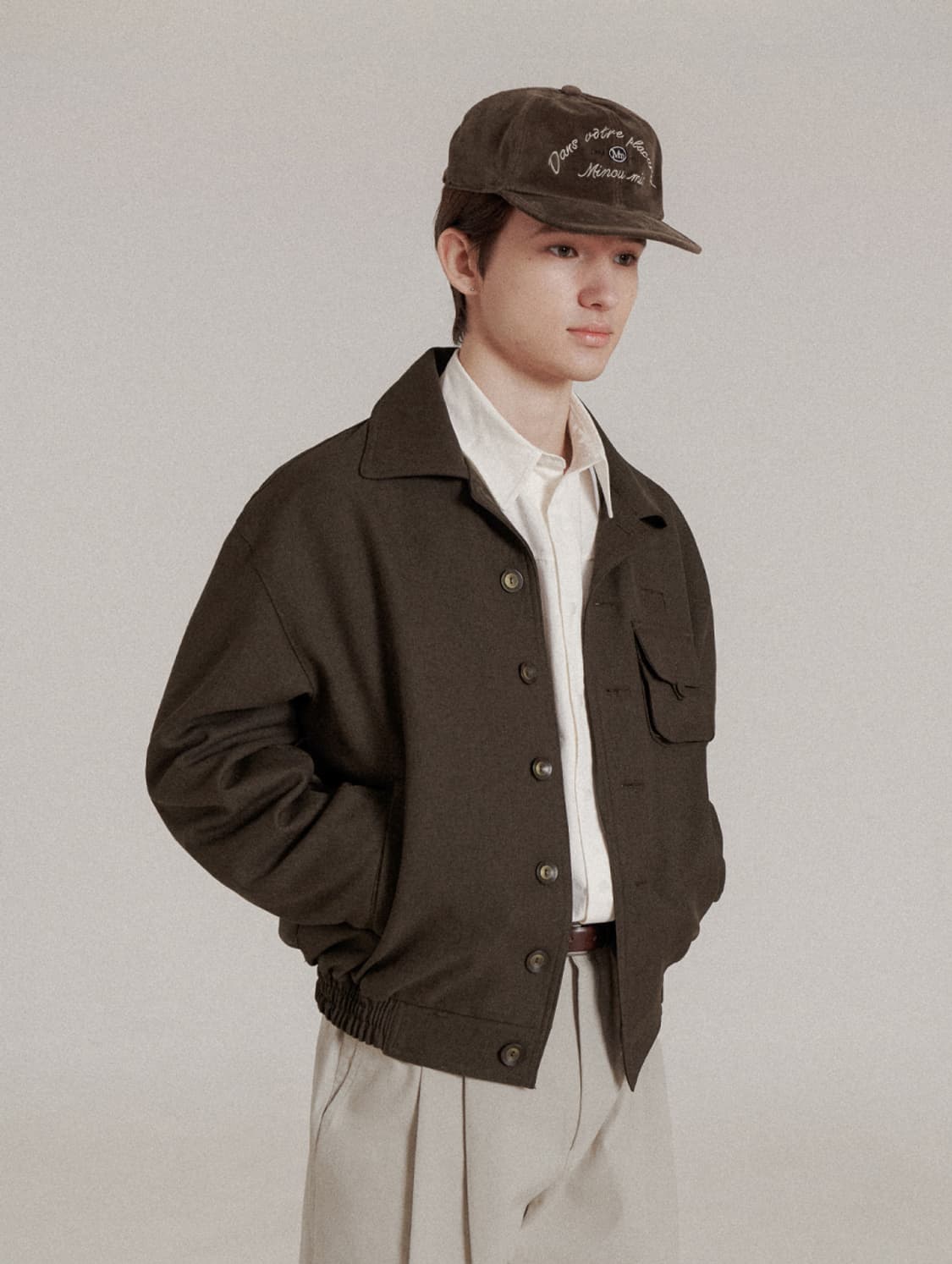 [M] 미누미오 클래식 블루종 자켓 상품이미지1